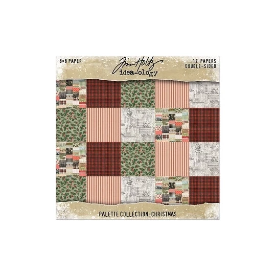 Tim Holtz, Palette Collection, Christmas, 8x8 inch - TH94482