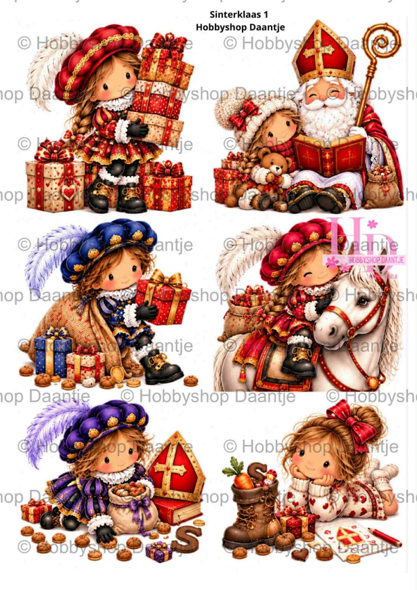 GRATIS - Digitaal Collagevel - Sinterklaas 1