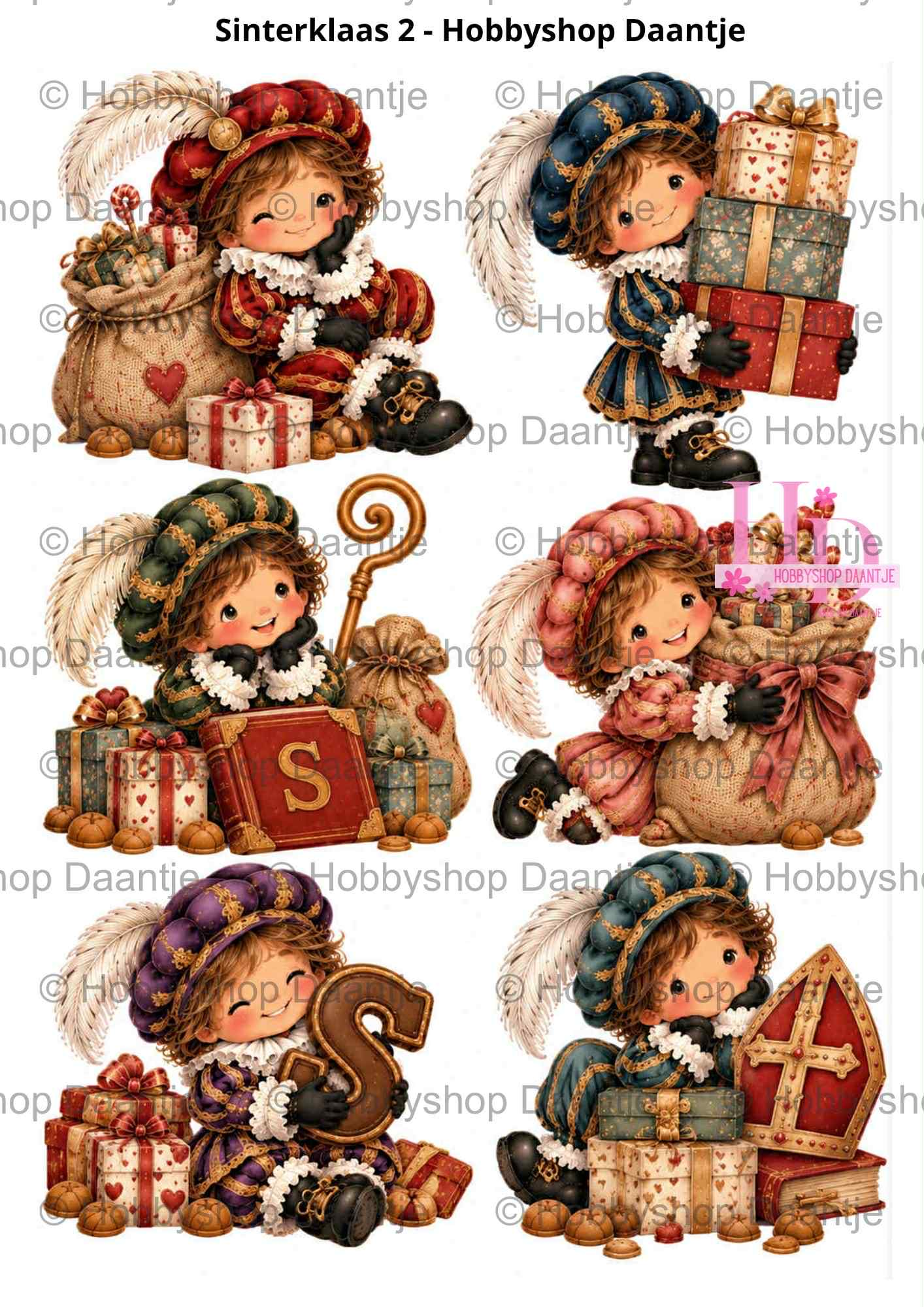 GRATIS - Digitaal Collagevel - Sinterklaas 2