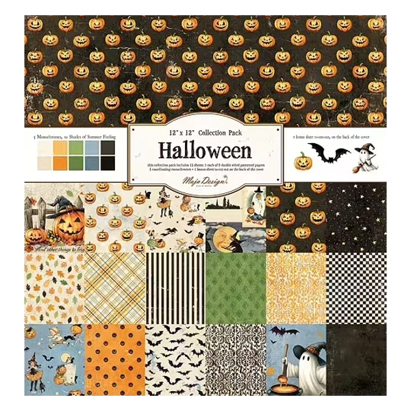 Maja Design, Paperpad, Halloween, 12x12 inch