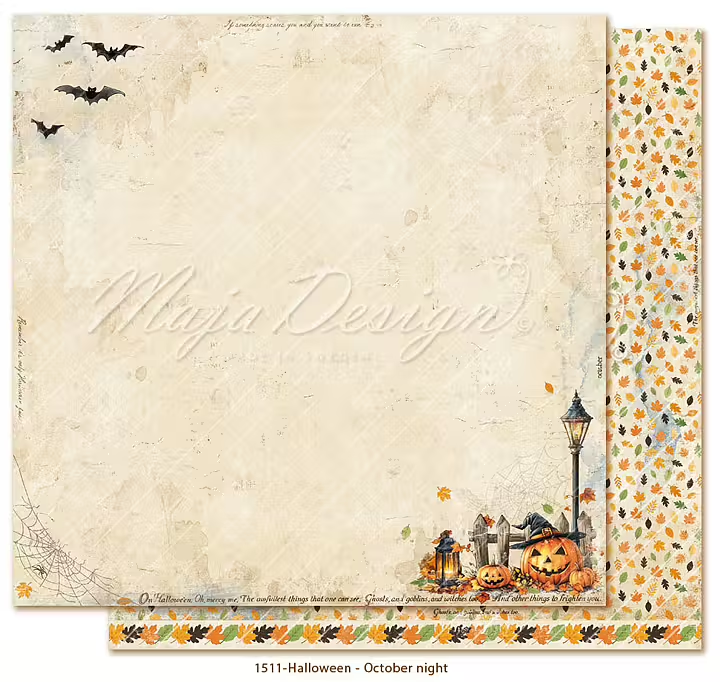 Maja Design, Scrapbookvel, Halloween, October Night - 1511