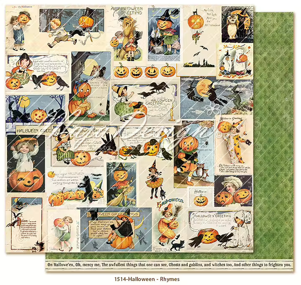 Maja Design, Scrapbookvel, Halloween, Rhymes - 1514