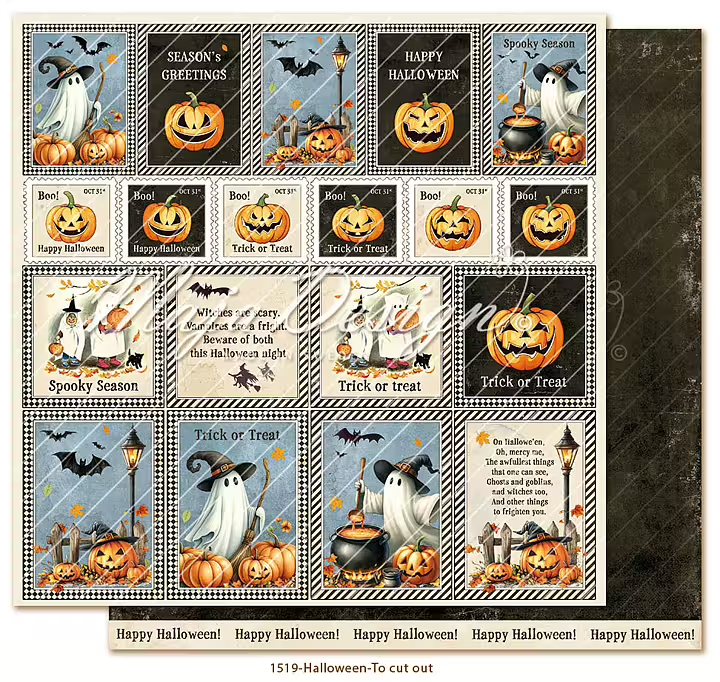 Maja Design, Scrapbookvel, Halloween, To Cut Out - 1519
