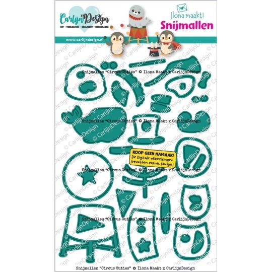 Carlijn Design, Snijmal, Circus Cuties - CDSN-0402