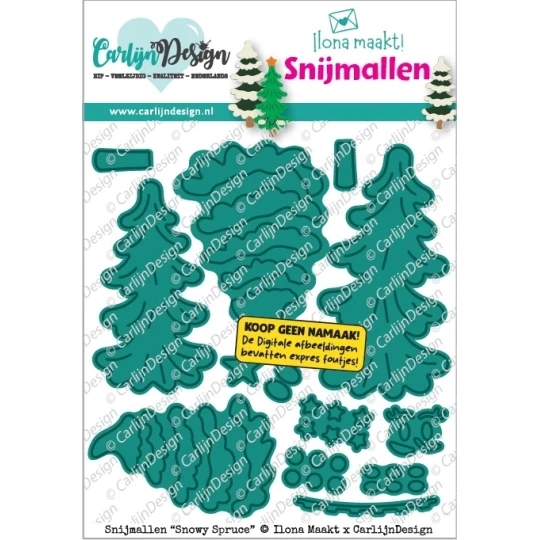 Carlijn Design, Snijmal, Snowy Spruce  - CDSN-0401