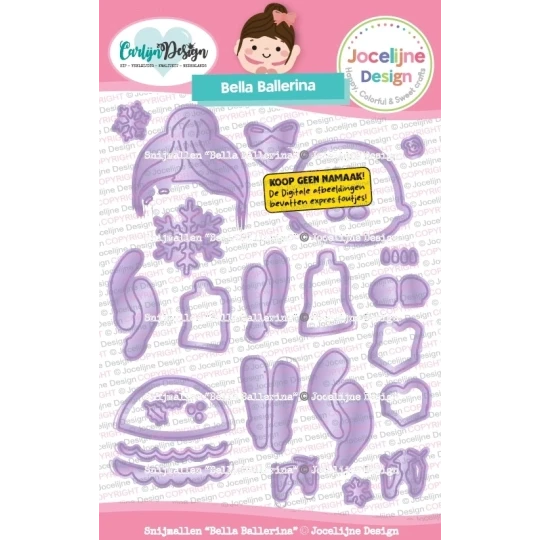 Carlijn Design, Jocelijne, Snijmal, Bella Ballerina - CDJD-0093