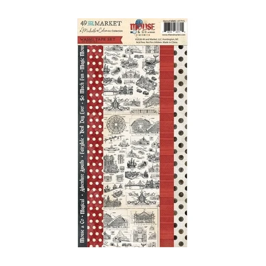 49 and Market, Washi Sheets, Mouse & Co., by Michelle Coleman -  MMC-37715