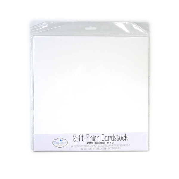 Elizabeth Craft Design, Soft Finish Cardstock, 12x12 inch