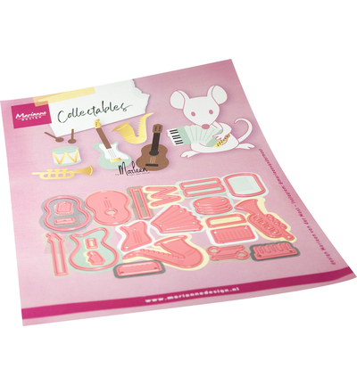 PRE-ORDER - Marianne Design, Collectable, Music Instruments by Marleen - COL1595