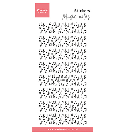 PRE-ORDER - Marianne Design, Stickers, Music Notes - CA3235