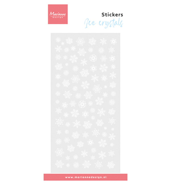 PRE-ORDER - Marianne Design, Stickers, Ice Crystals - CA3236
