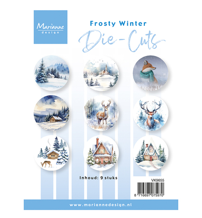 PRE-ORDER - Marianne Design, Die Cuts, Frosty Winter - VK9655