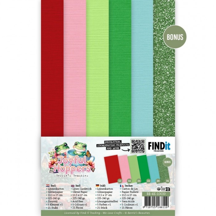 Berrie's Beauties, Linnenpakket , Joyful Hoppers , 4K - BB-4K-10039