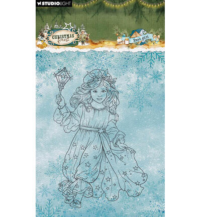 PRE-ORDER - Studiolight, Clear Stamp, Christmas Forest, Xmas Girl - SL-CF-STAMP953