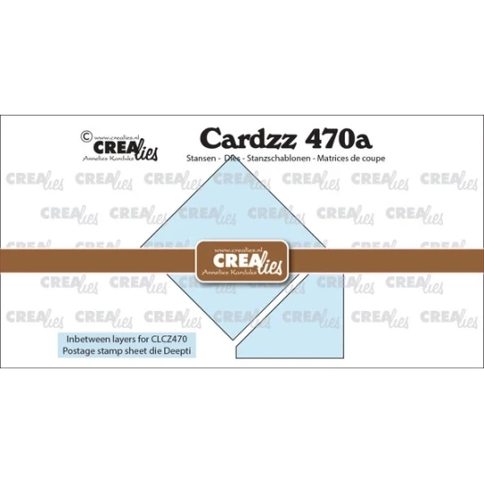 Crealies, Snijmal, Cardzz, Tussenlaagjes voor CLCZ470 - CLCZ470a