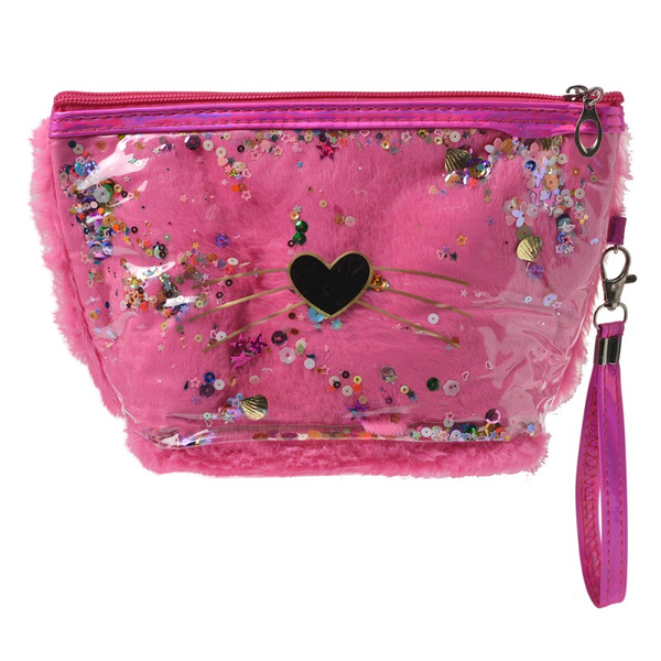 Juleeze, Etui, Kat, Fluffy Shaker, Donkerroze