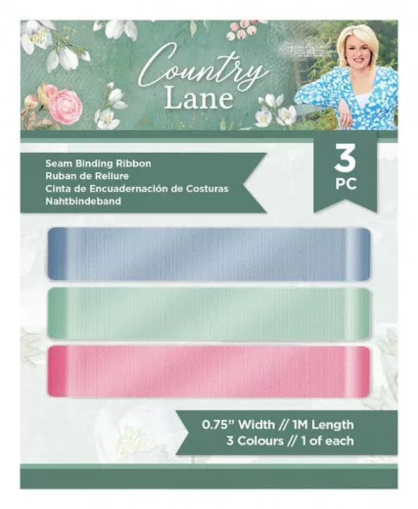 Crafter's Companion, Seam Binding Ribbon, Country Lane - S-CLANE-SBRIB