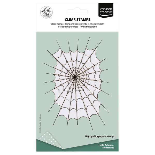 Vaessen Creative, Carla Creates, Clear Stamp, Spiderweb - CAR0507