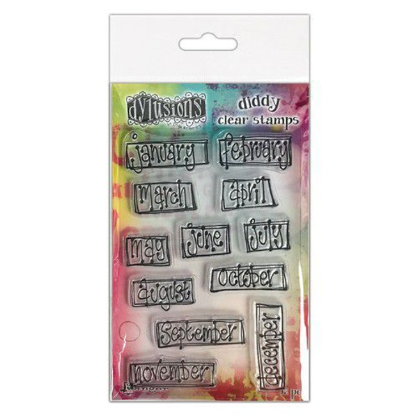 Ranger, Dylusions, Dyan Raeveley, Clear Stamp, Boxed Monthly -  DYB79996