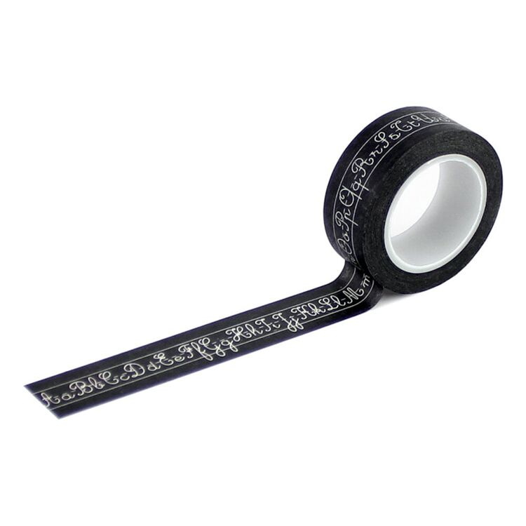 Echo Park, Washi Tape, Cursive Alphabet - OTS370026