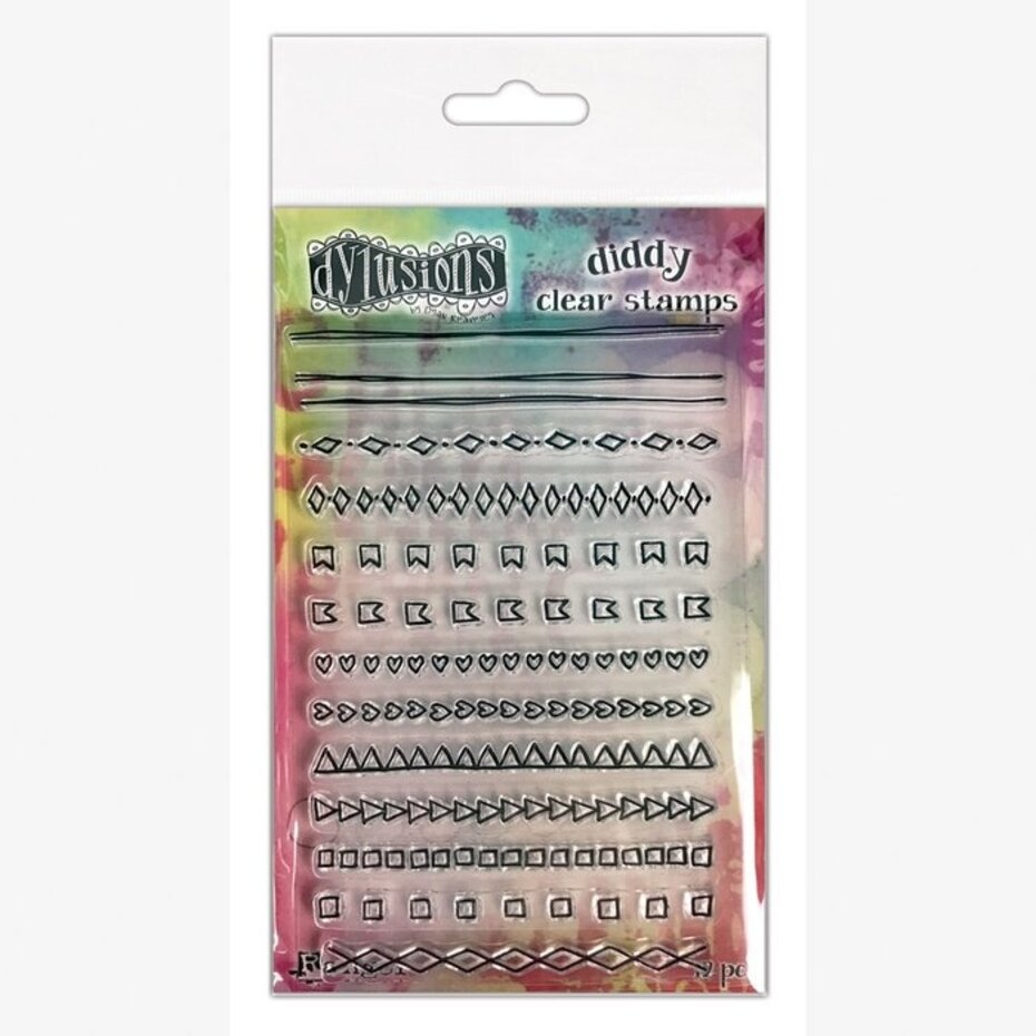 Ranger, Dylusions, Dyan Raeveley, Clear Stamp, Mini Doodles -  DYB80020