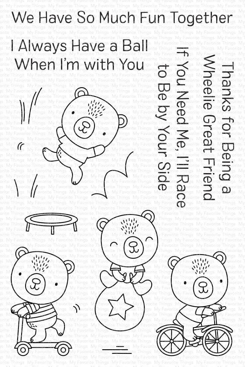 My Favorite Things, Clear Stamp, Playtime Pals - CS-647