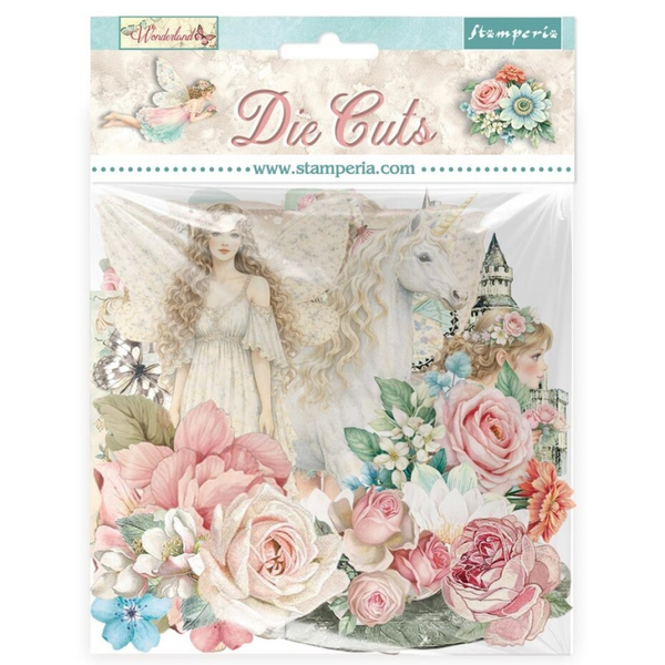 Stamperia, Die Cuts, Wonderland - DFLDC134