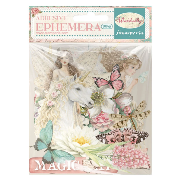 Stamperia, Ephemera, Wonderland - DFLCT82