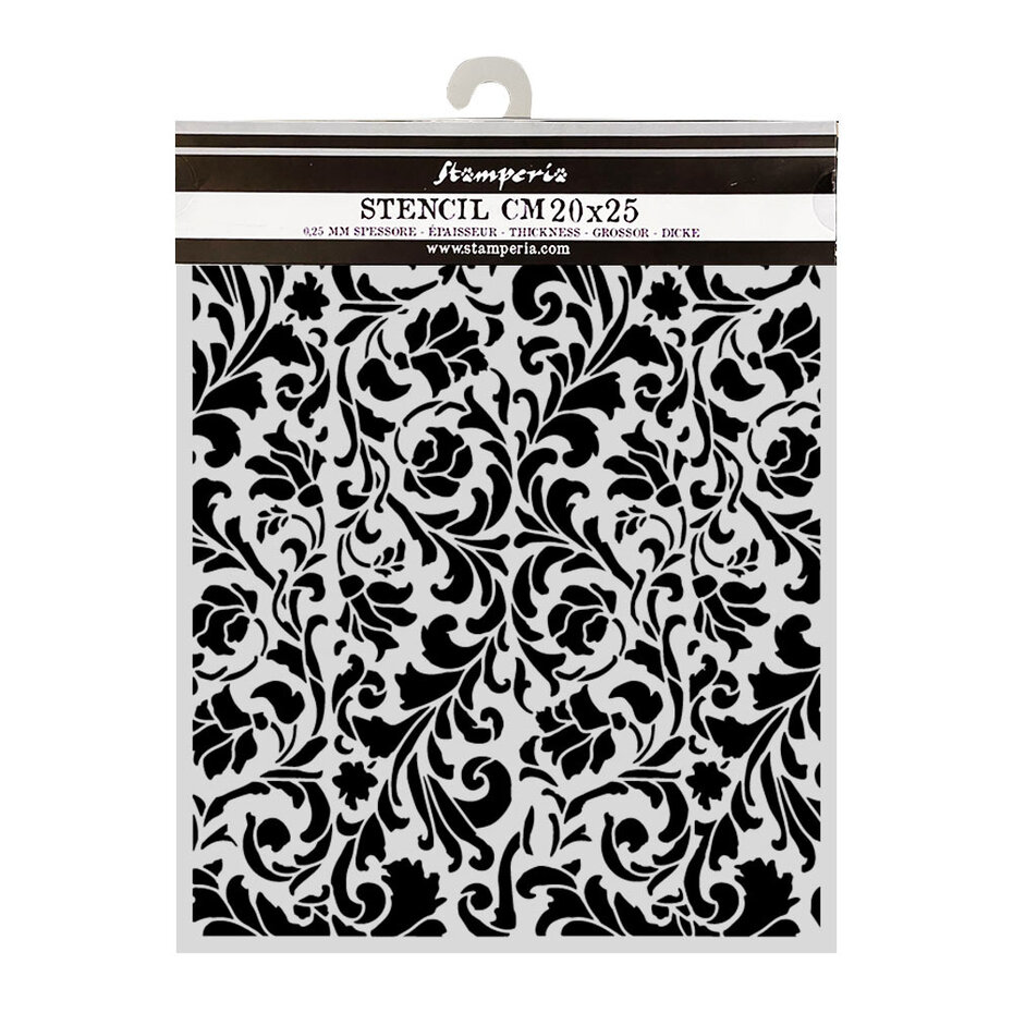 Stamperia, Thick Stencil, Wonderland, Tapestry, 20 x 25 cm - KSTD209
