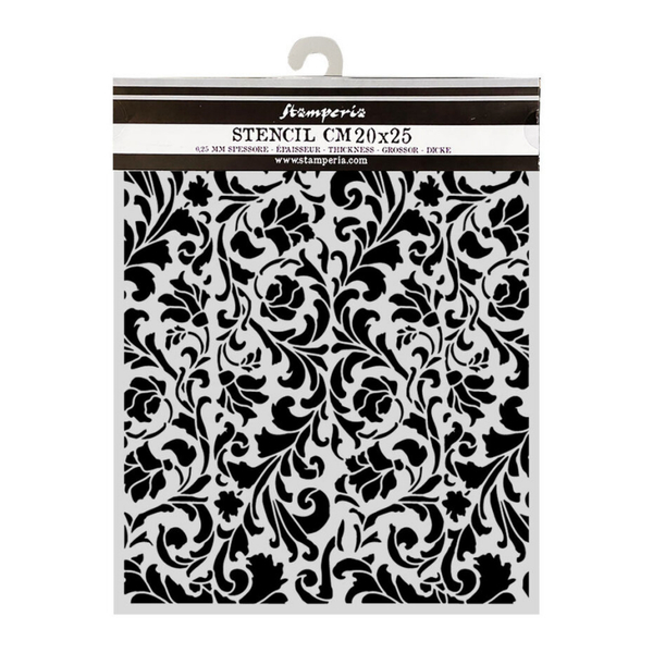 Stamperia, Thick Stencil, Wonderland, Tapestry, 20 x 25 cm - KSTD209
