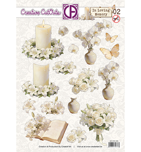 Creative Cutouts, Stansvel, In Loving Memory 02 - CCO-046