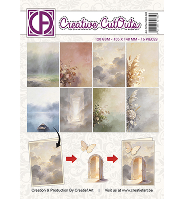 Creative Cutouts, Collagepapier, In Loving Memory - CCOA-PLUS-003