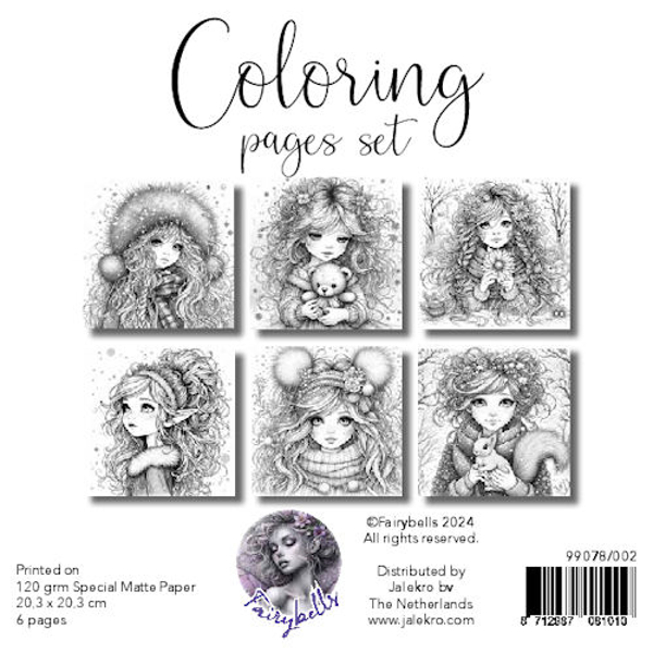 Fairybells, Coloring Pages Set 2 - 99078/002
