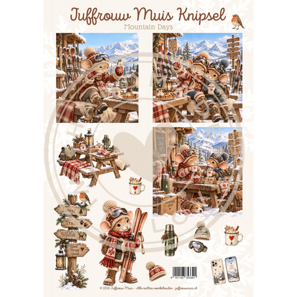 Juffrouw Muis, Knipsel, Mountain Days