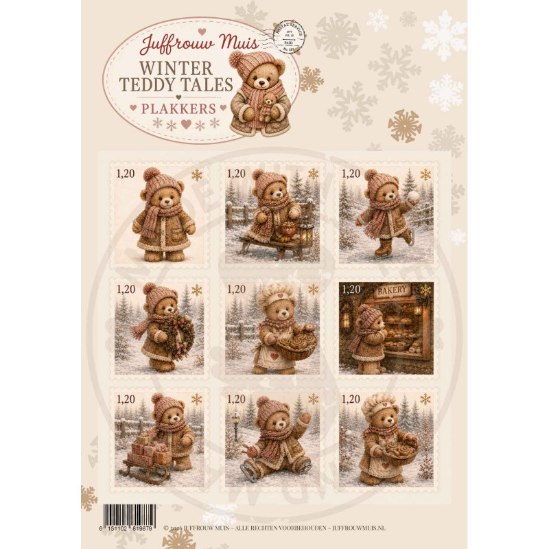 Juffrouw Muis, Plakkers, Winter Teddy Tales