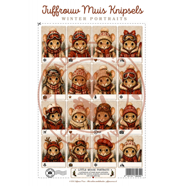 Juffrouw Muis, Knipsel, Winter Portraits