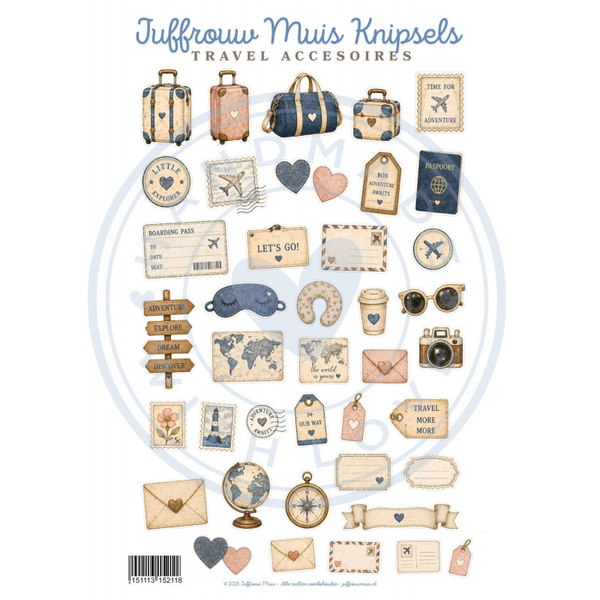 Juffrouw Muis, Knipsel, Travel Accessoires