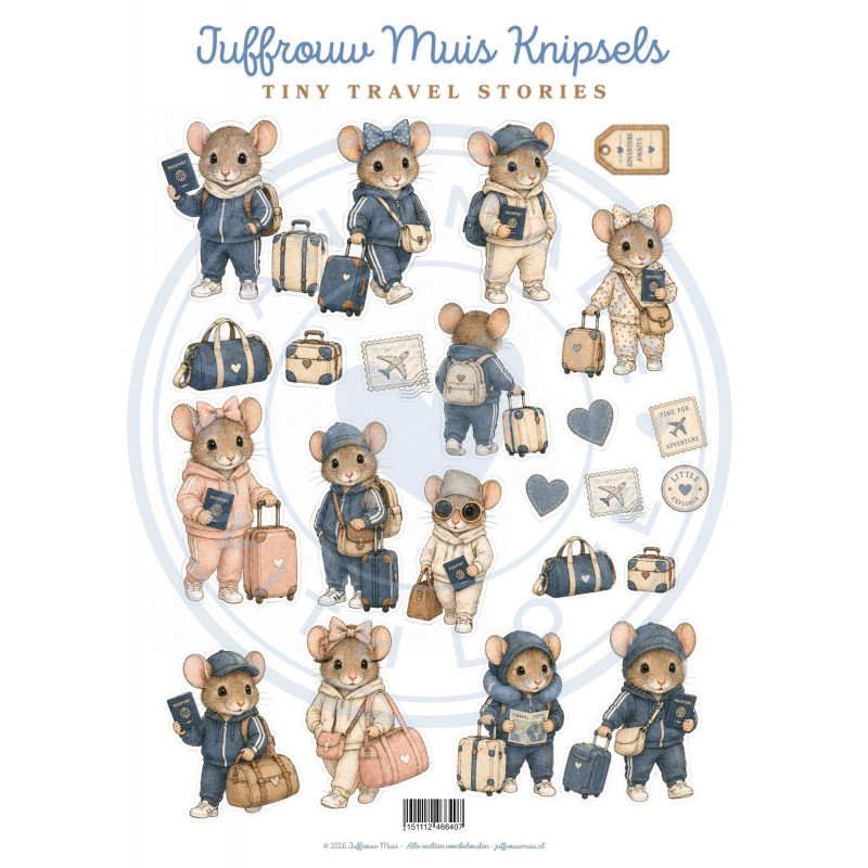 Juffrouw Muis, Knipsel, Tiny Travel Stories