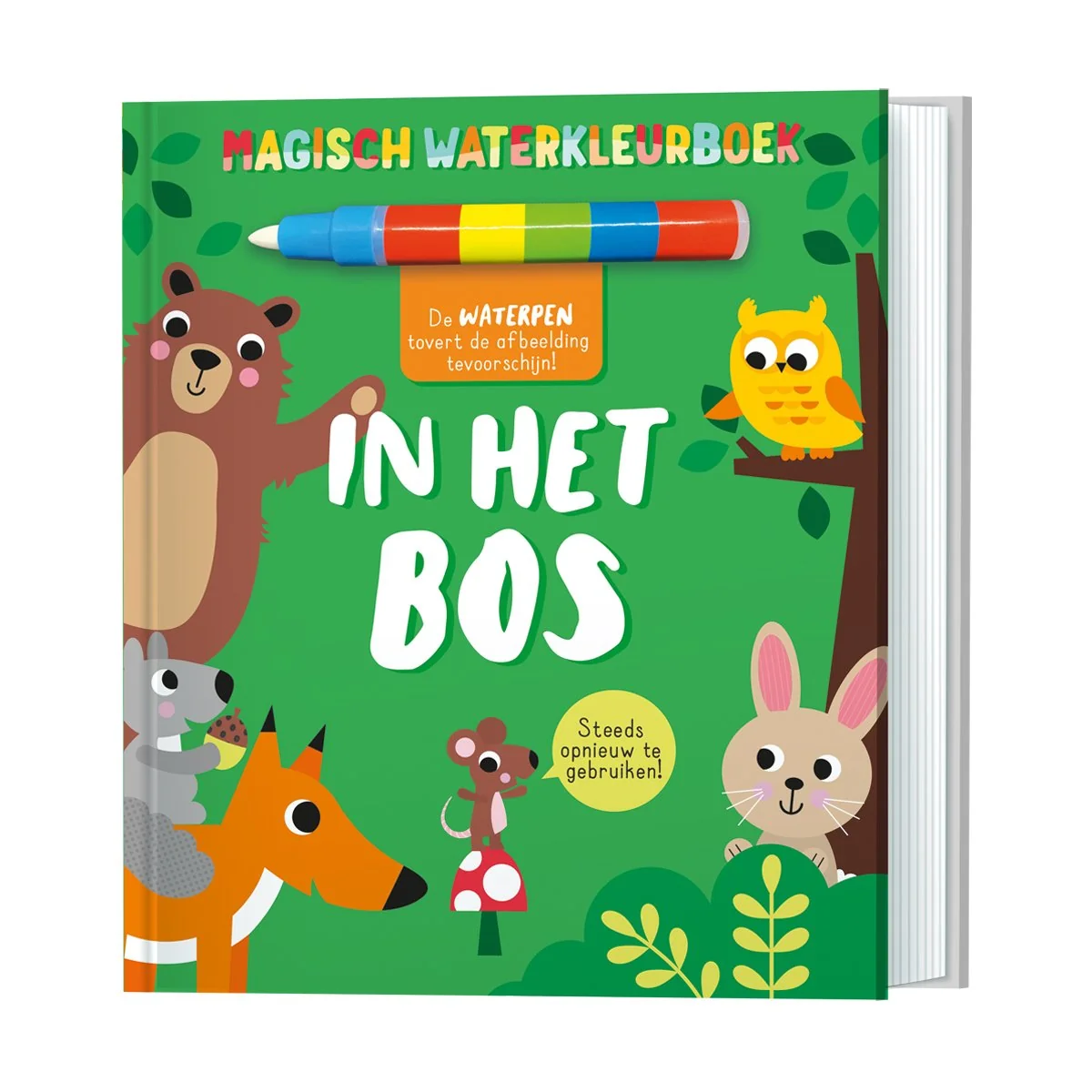 Magisch Waterkleurboek, In het Bos