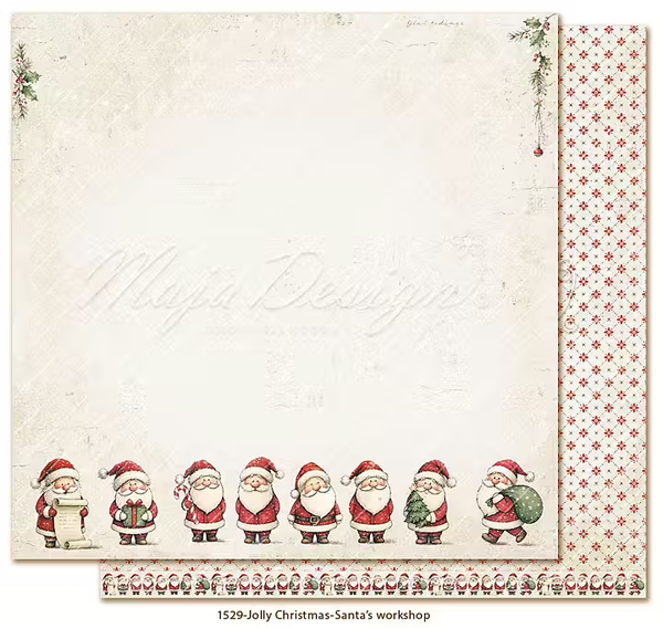 Maja Design, Scrapbookvel, Jolly Christmas, Santa's Workshop - 1529