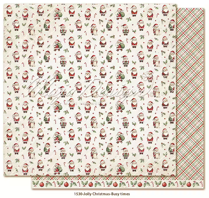 Maja Design, Scrapbookvel, Jolly Christmas, Busy Times - 1530