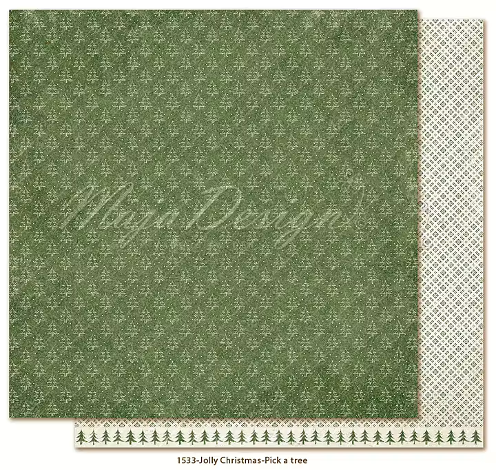 Maja Design, Scrapbookvel, Jolly Christmas, Pick a Tree - 1533