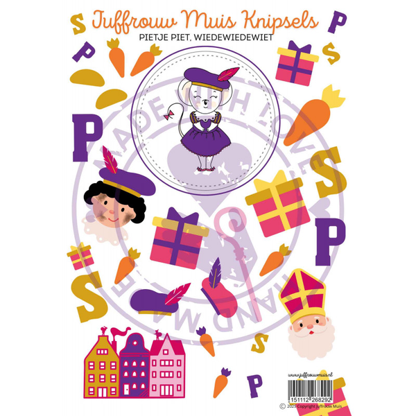 Juffrouw Muis, Knipsel, Pietje Piet, Wiedewiedewiet