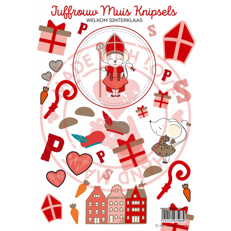 Juffrouw Muis, Knipsel, Welkom Sinterklaas