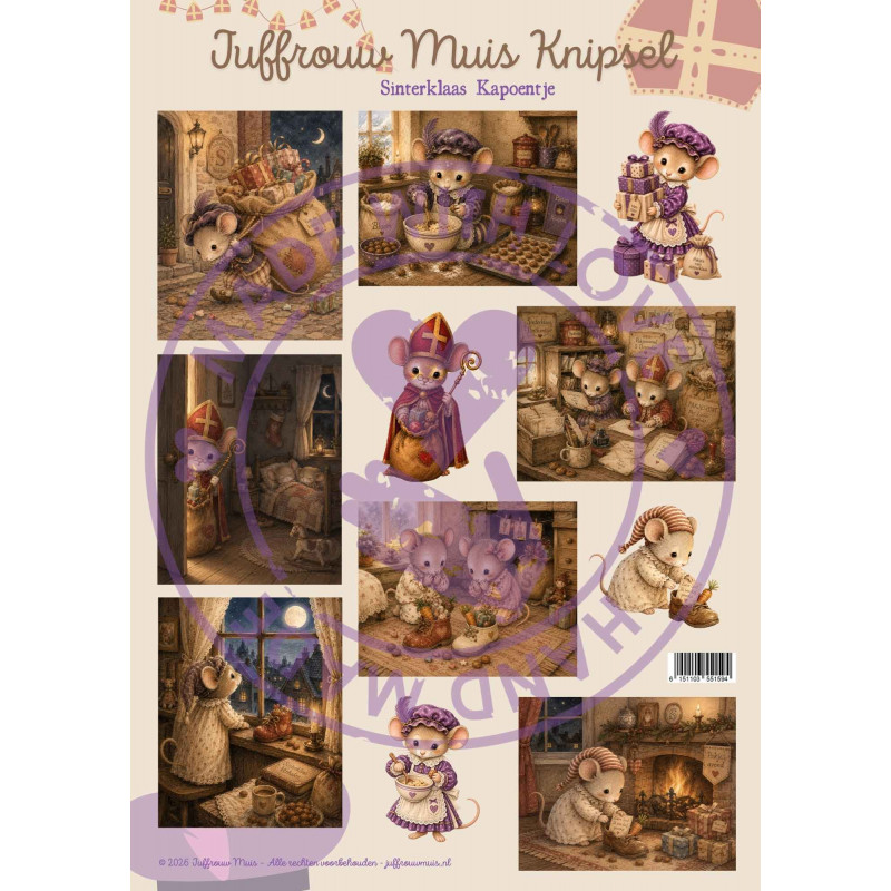Juffrouw Muis, Knipsel, Sinterklaas Kapoentje