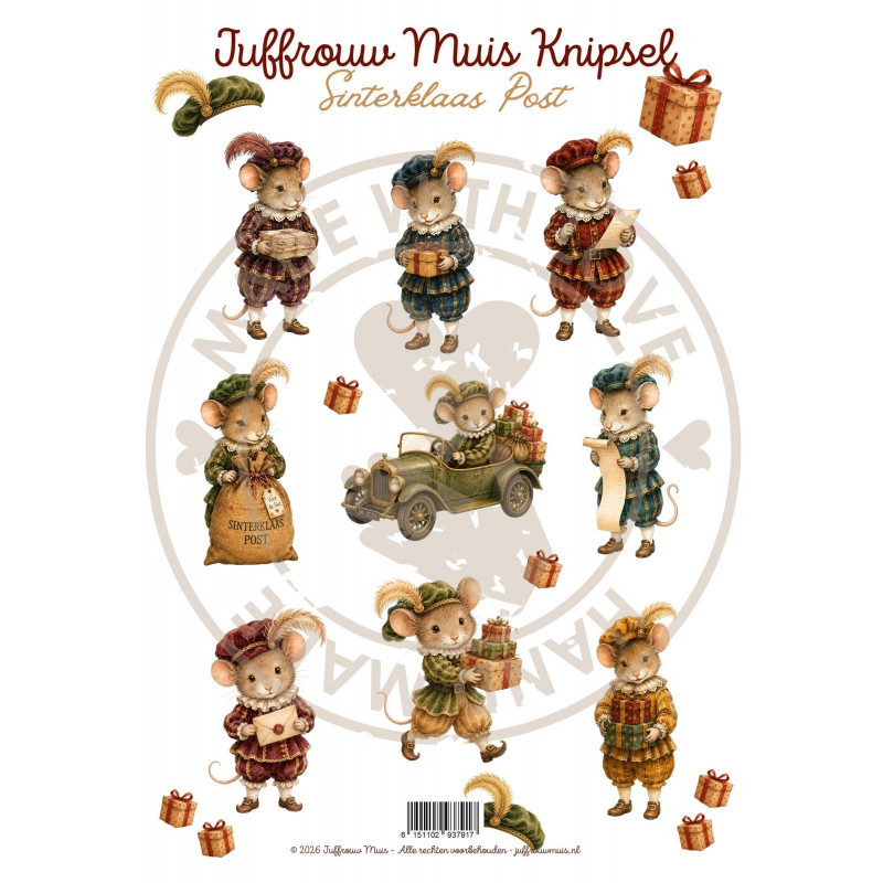 Juffrouw Muis, Knipsel, Sinterklaas Post