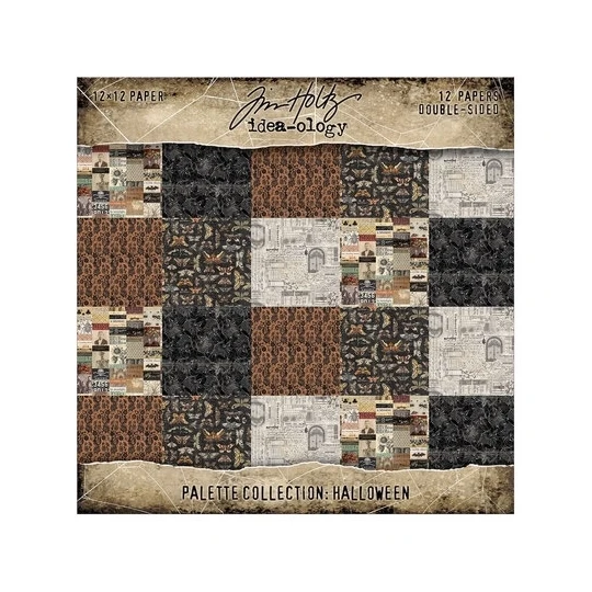Tim Holtz, Idea-Ology, Palette Collection, 12x12 inch, Halloween - TH94467