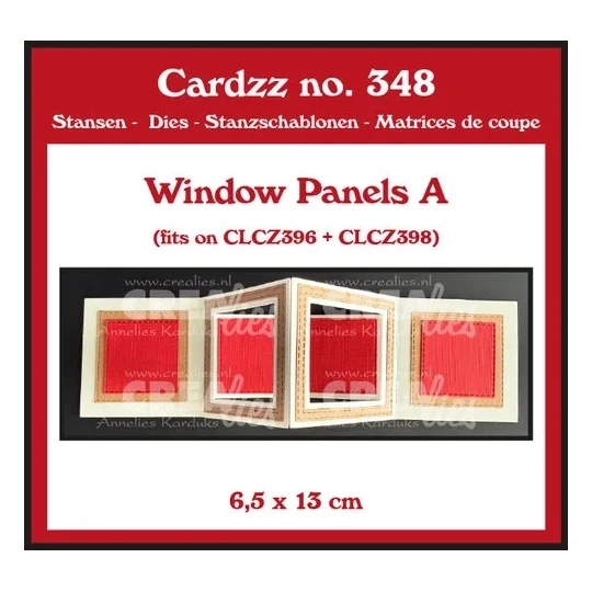 Crealies, Cardzz, Doorkijk Panelen A - CLCZ348 (Past op CLCZ396 en CLCZ398)