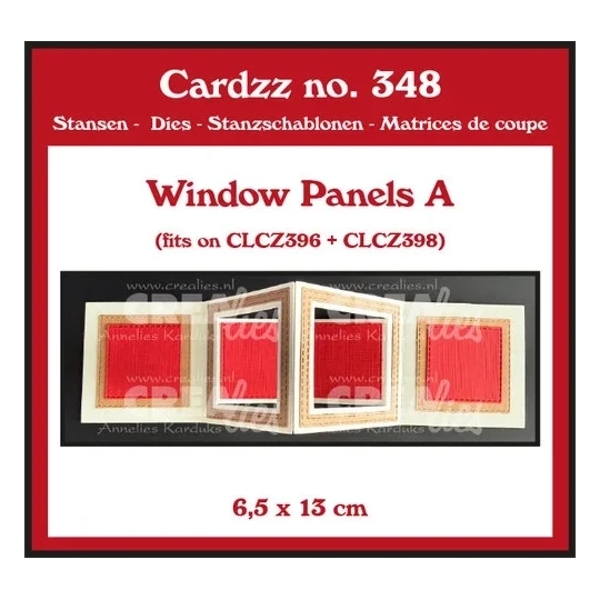 Crealies, Cardzz, Doorkijk Panelen A - CLCZ348 (Past op CLCZ396 en CLCZ398)
