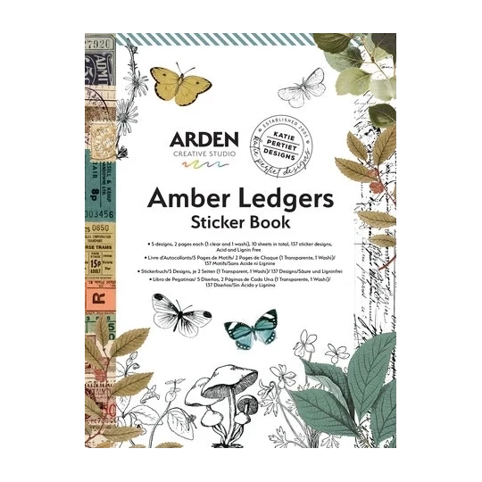 Arden Creative, Amber Ledgers Sticker Book by Katie Pertiet - ACSSB0003